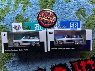2026 M2 MACHINES SQUAREBODY SYNDICATE 1975 GMC JIMMY SIERRA WALMART Both Variant