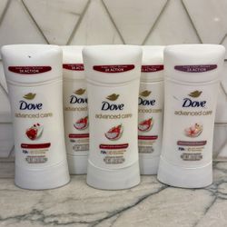 Dove Deodorant - Dove Advanced Care Antiperspirant Deodorant Stick  2.6 Oz New