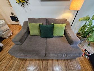 [Moving Sale] Living Space Furniture Wolf Grey Loveseat Sofa