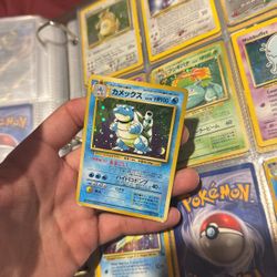 Base Set Blastoise Japanese Holo Pocket Monster 