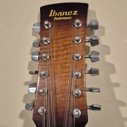 ibanez 12 string acoustic guitar 