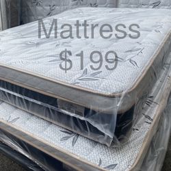 💥Mattress pillow top💥 💎High Quality Mattress At Low Prices💎 ☄️Queen $199 ☄️Full $180 ☄️Twin $150 ☄️King $330 ☄️Cal King $330 🚚Delivery available