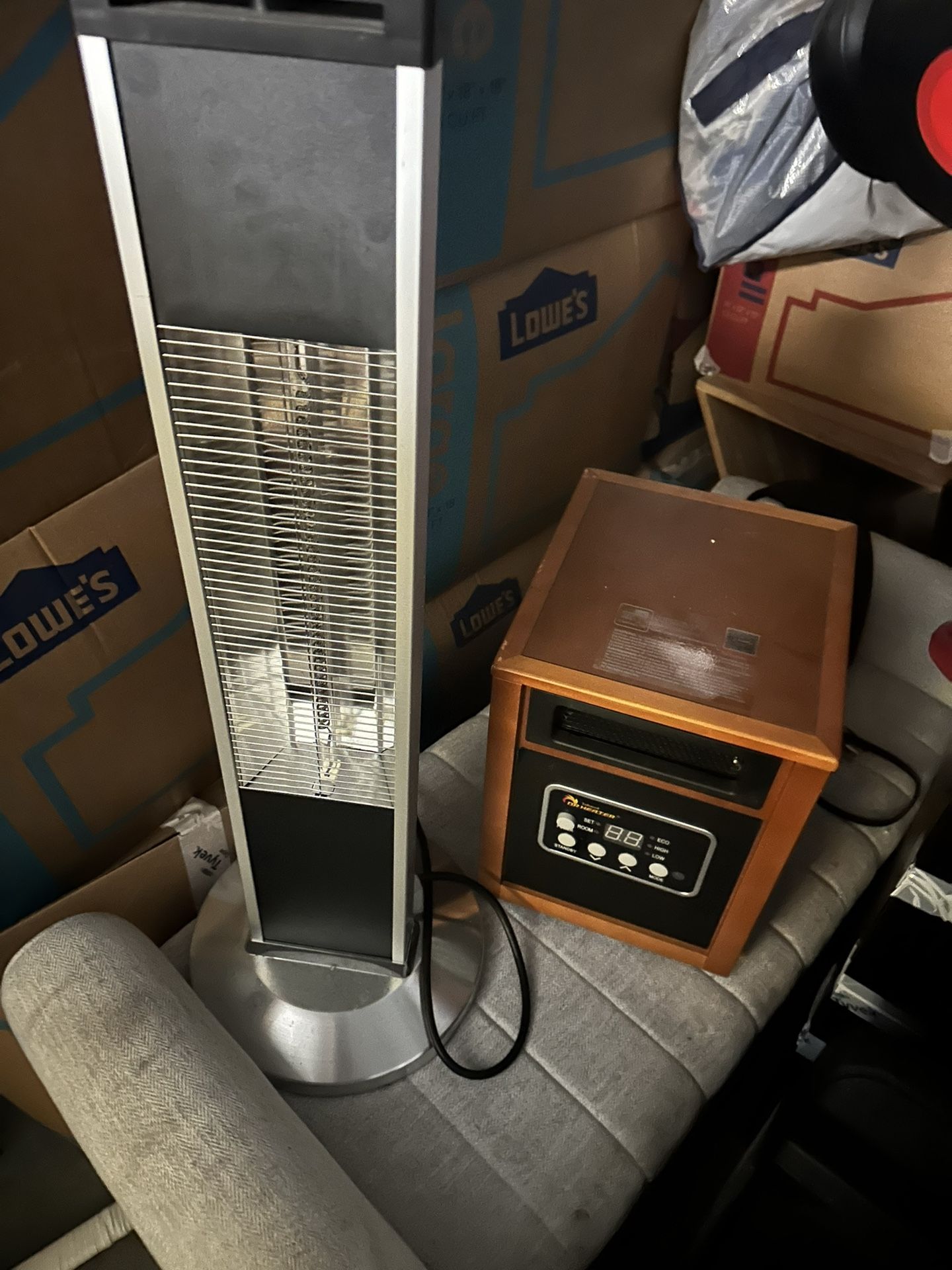 2 Winter Portable Space Heaters 
