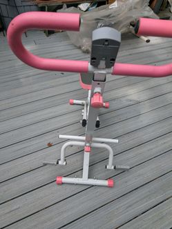 exercise bike.