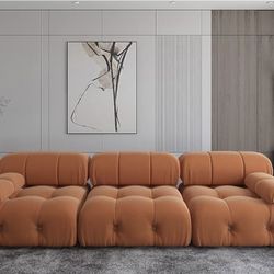 Orange Sectional Sofa Brand New Unopened 