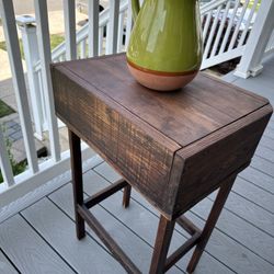 Antique Solid Wood Side Table