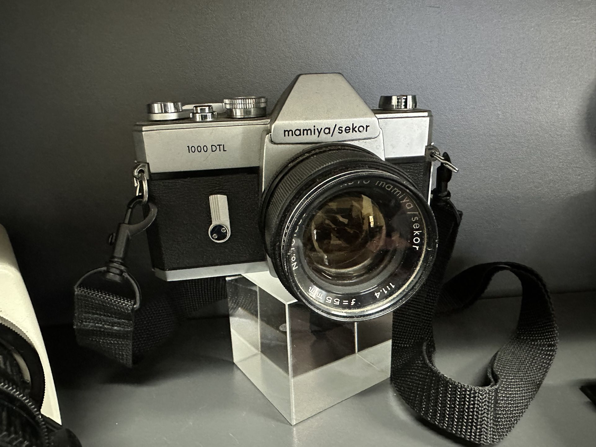 Vintage Mamiya Sekor C 55mm Camera with Lens Super Pro From Japan