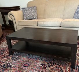 West Elm Zen Storage Coffee Table in Chocolate
