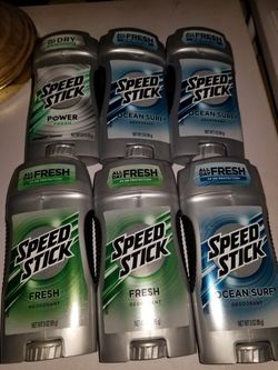Speed stick deordent reguilar/gel 2.00 each or 3/5.00