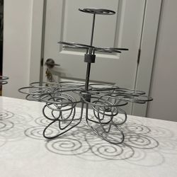 2 Metal Cupcake Stands 