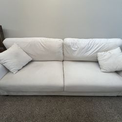 White Wayfair Sofa