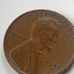 Ungraded 1945s Penny Good Condition 