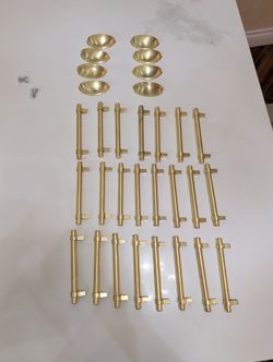 Beautiful brass cupboard kitchen handles and half moon Drawer Handles
