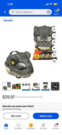 Jurassic world mask
