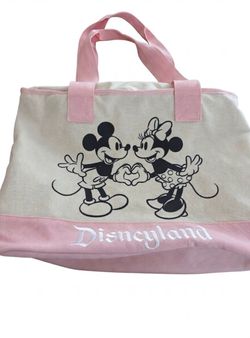 Disneyland Mickey & Minnie Canvas Tote Bag