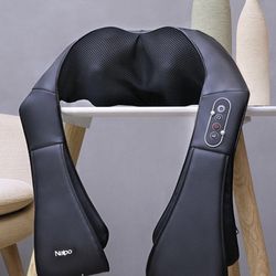Naipo MGS-150DC Shoulder & Neck Massager with Shiatsu Kneading Massage and Heat