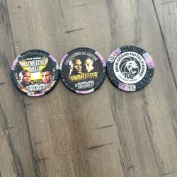 Casino chips (MGM) Mayweather Vs Ortiz 3 count