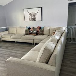 Cream Color Sectional 