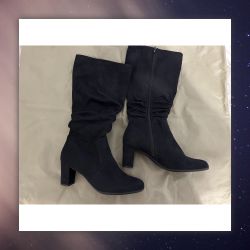 Suede Boots Women 9