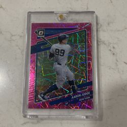 Aaron Judge Donruss Optic Laser Pink Border /249