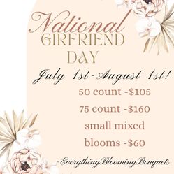 National Girlfriend day (month) Sale 