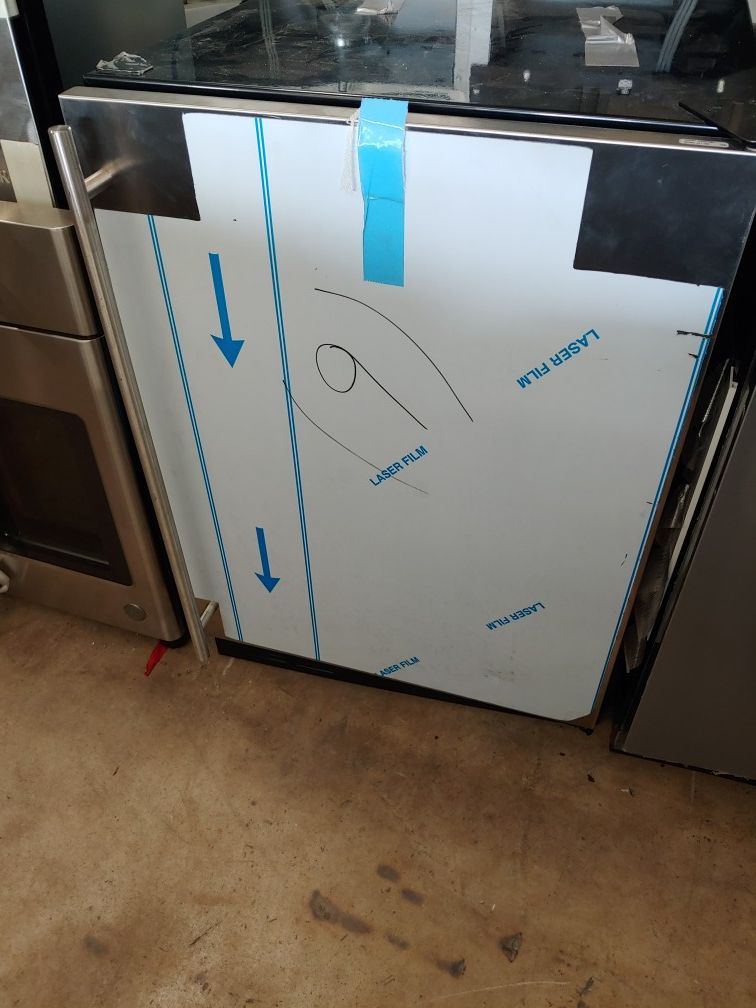 New GE Monogram Stainless Under Counter Refrigerator & Ice Maker