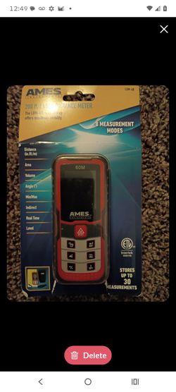 Ames LDM-60 200ft Laser Distance Meter