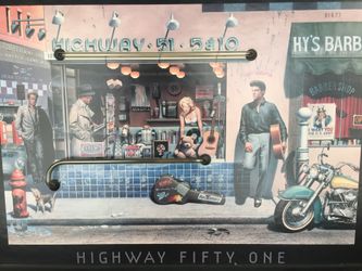 Elvis lovers iluminated picture 3x2