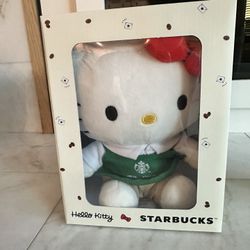 NEW Hello Kitty Starbucks Plush