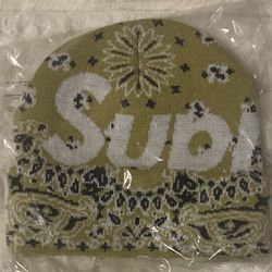 Supreme Bandana Big Logo Beanie