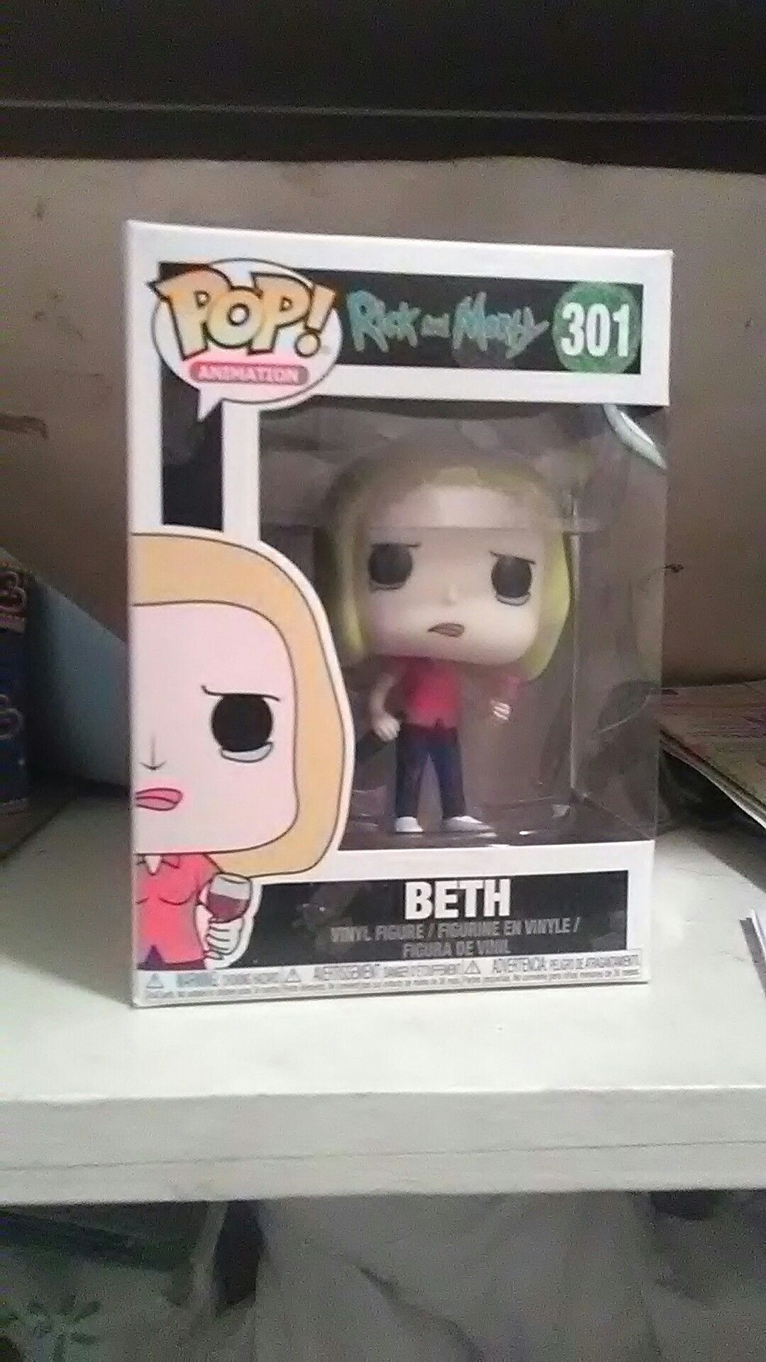Funko Pops Rick and Morty Beth number 301