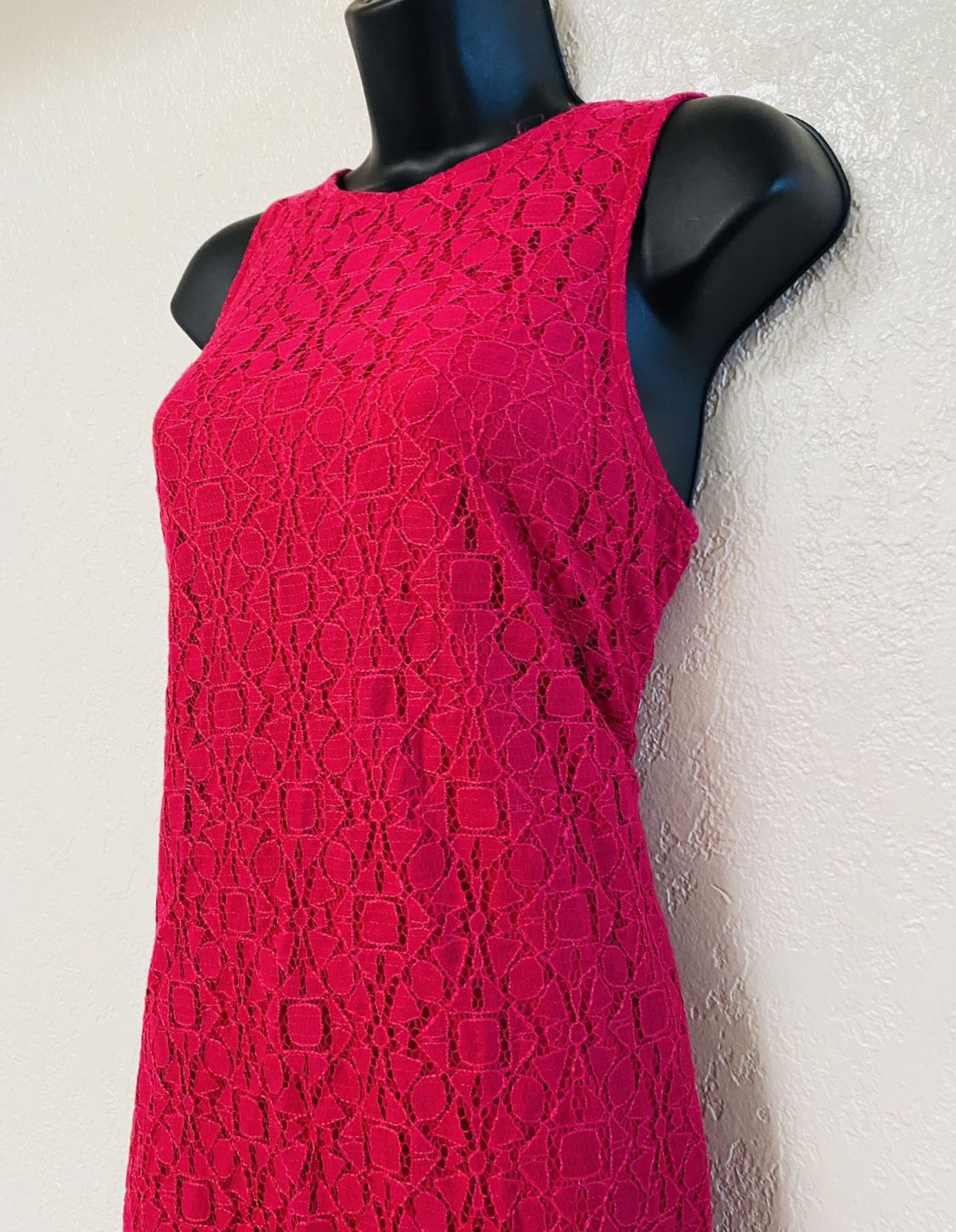 APT. 8, Hot Pink Lace Dress, Size 2