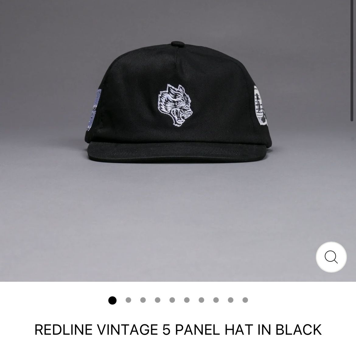 NEW HAT by DARC SPORT “VINTAGE” 5 panel Hat in BLACK. for Sale in