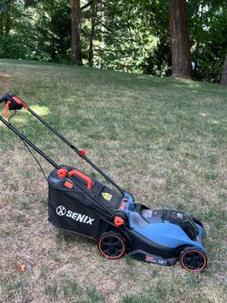 2X2 40V Max* 15" Cordless Electric Push Lawn Mower 2-in-1 Bagging & Mulching, Brushless