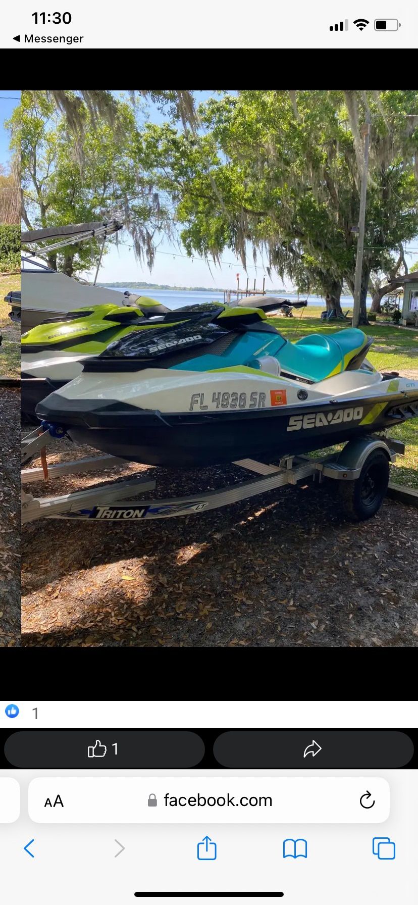 2018,2020 Sea Doo Gti130