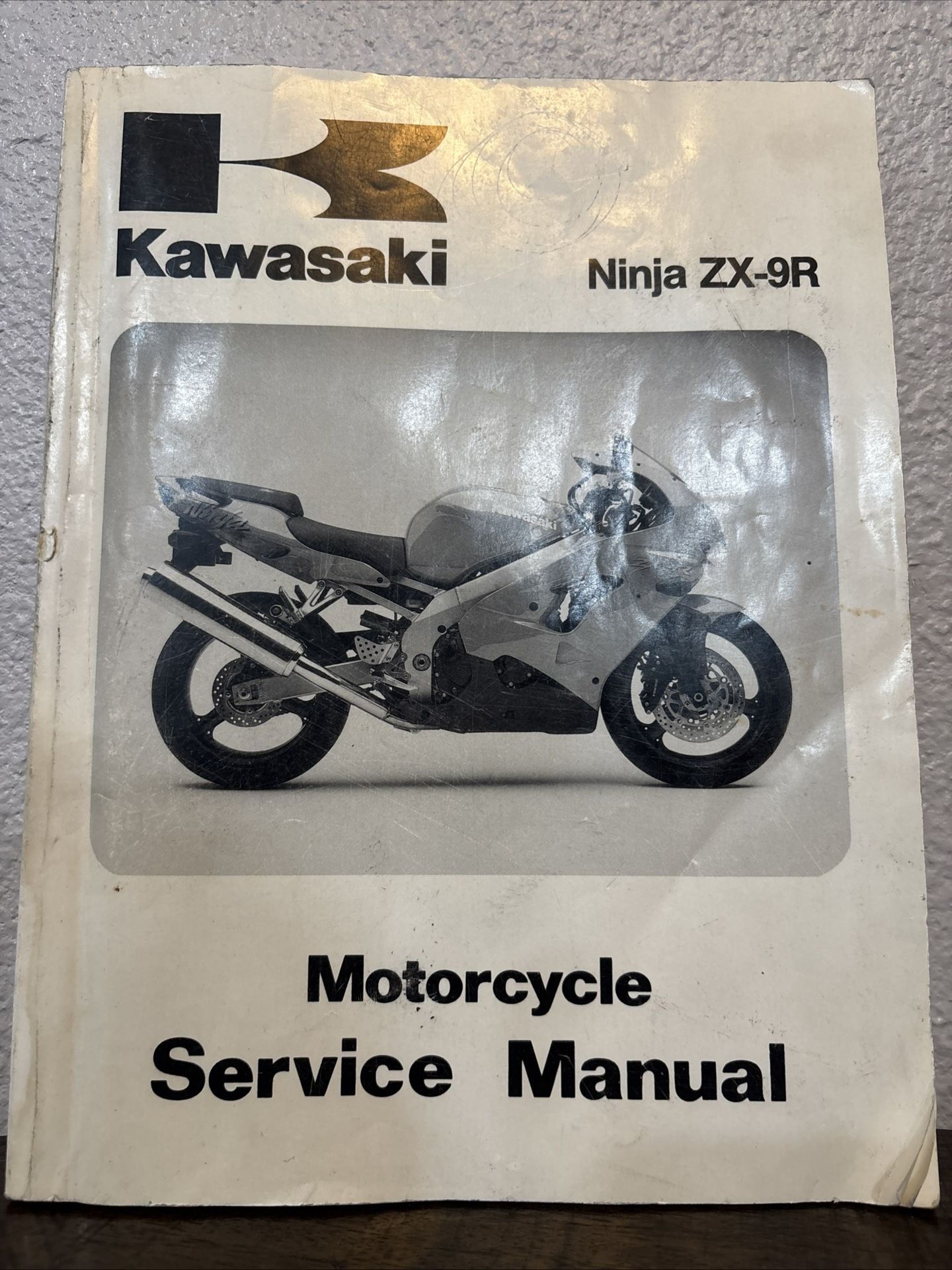 Kawasaki Ninja ZX-9R Motorcycle Service Manual English Used