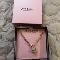 Juicy Couture Heart  Necklace