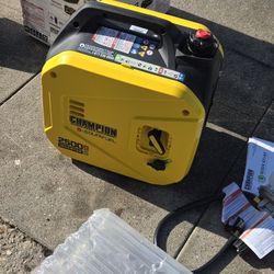 Generador Champion 2500 power gas.