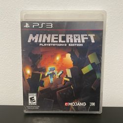 Minecraft PlayStation 3 Edition Sony PS3 Video Game Great Condition