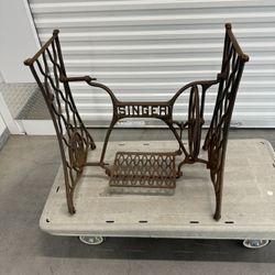 Antique Singer Sewing Machine Base