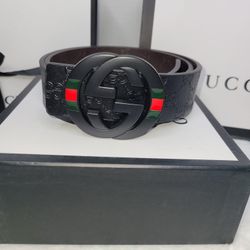 GG Leather Belt For Men 