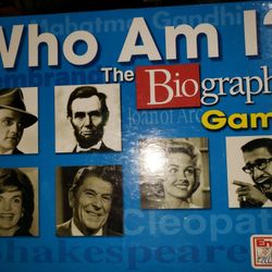 Who Am I? The Biography Game Endless Games A&E,  NEW Board Game