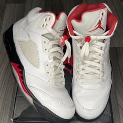 Fire Red Jordan 5s