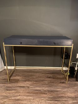 Navy An Gold Desk 