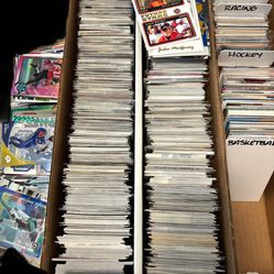 OVER 2000 ROOKIE CARDS!!! Football Baseball Basketball Hockey racing UFC