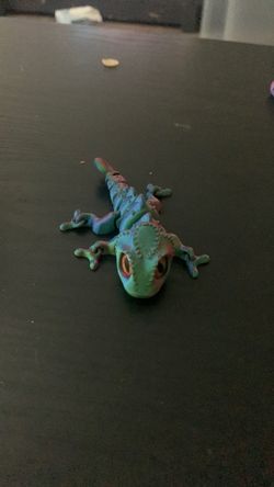 3D Printed Gecko Lizard Figurine