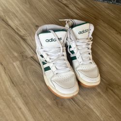 Adidas retro Green Stripes High Top Sneaker