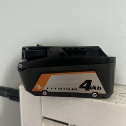 Ridgid 18v Battery 4ah 