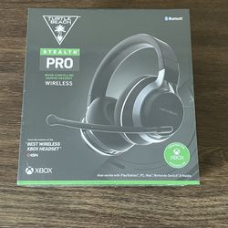 BRAND NEW SEALED Turtle Beach - Stealth Pro Xbox Edition Wireless Noise-Cancelling Gaming Headset for Xbox, PS5, PS4, Switch, and PC - Dual Batteries 