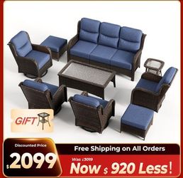 6-in deep seating cushions patio furniture set outdoor patio furniture high quality sunbrella quality cushions luxury patio set brand new on the box